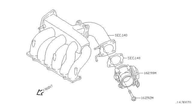 2003 Nissan Altima Throttle Chamber Diagram 2