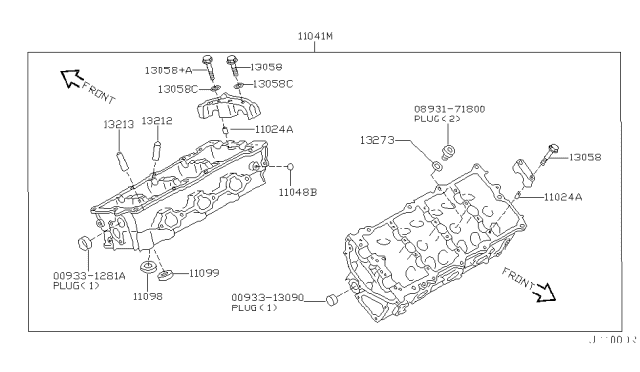 2003 Nissan Altima Cylinder Head & Rocker Cover Diagram 6