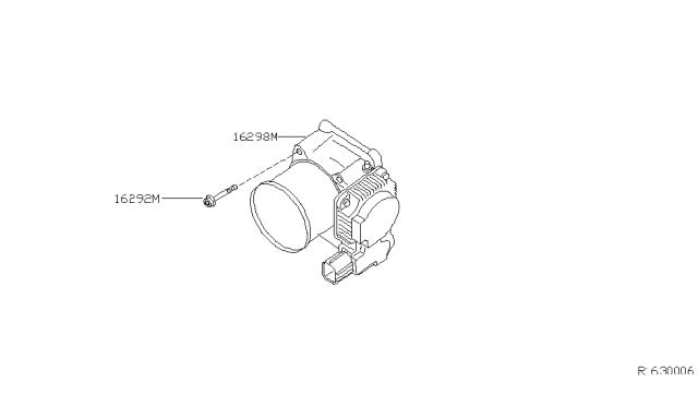 2005 Nissan Altima Throttle Chamber Diagram 1