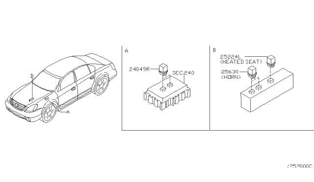 2002 Nissan Altima Relay Diagram 1