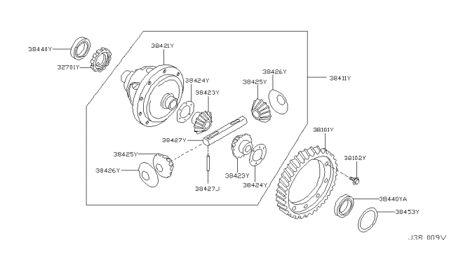 2003 Nissan Altima Front Final Drive Diagram 2