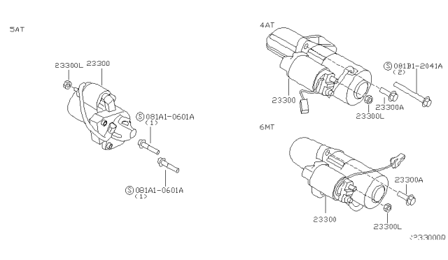 2003 Nissan Altima Starter Motor Diagram 4