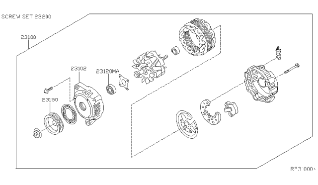 2003 Nissan Altima Alternator Diagram 2