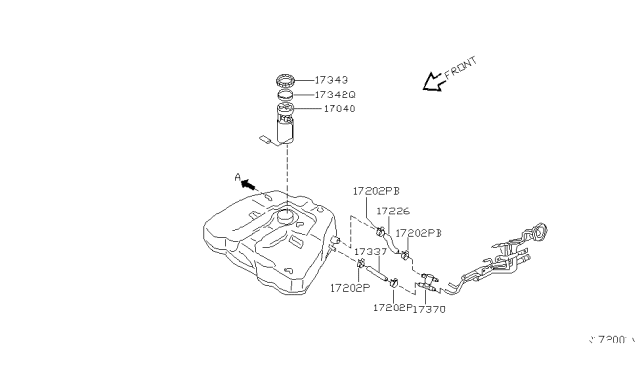 2006 Nissan Altima Fuel Tank Diagram 1