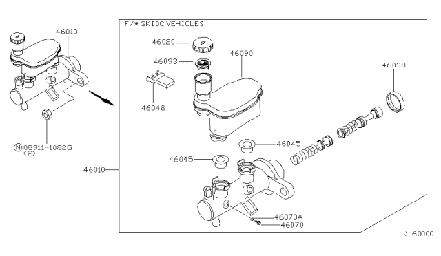 2006 Nissan Altima Cap Assembly-Oil Reservoir Tank Diagram for 46020-VE400