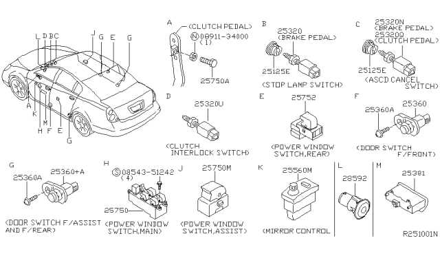 2005 Nissan Altima Switch Diagram 2