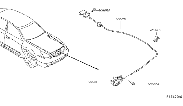 2005 Nissan Altima Hood Lock Control Diagram