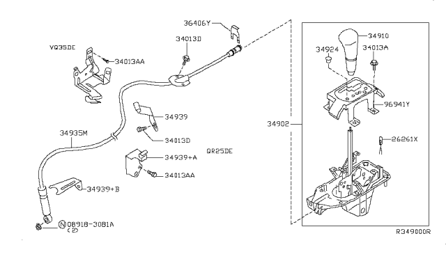 2004 Nissan Altima Auto Transmission Control Device Diagram 1