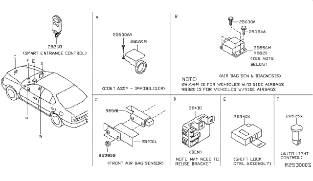 2002 Nissan Altima Electrical Unit Diagram 2