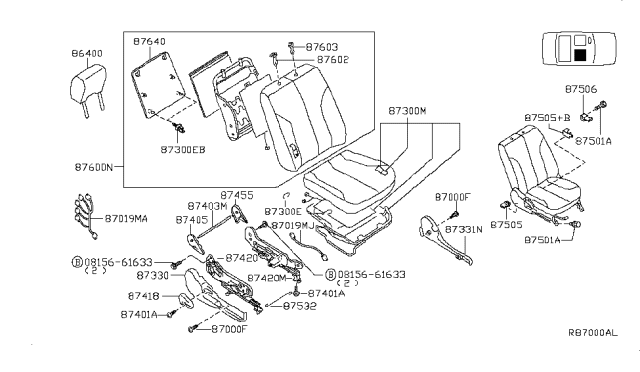 2005 Nissan Altima Front Seat Diagram 16