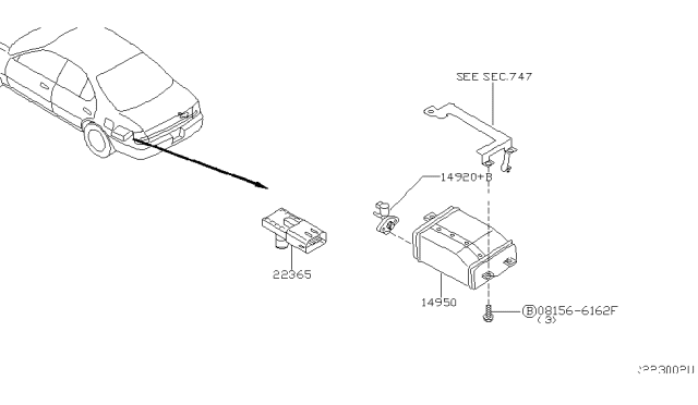 2005 Nissan Altima Engine Control Vacuum Piping Diagram 7