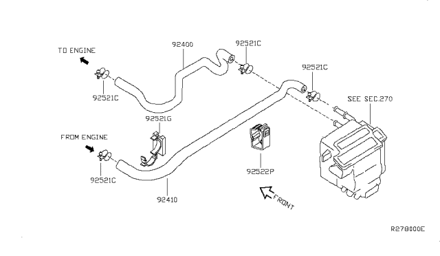 2003 Nissan Altima Heater Piping Diagram 2