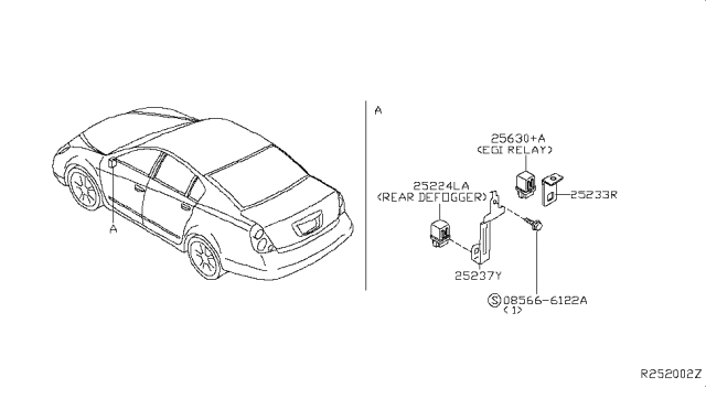 2006 Nissan Altima Relay Diagram 3