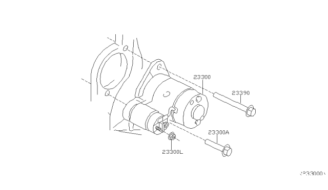 2004 Nissan Altima Starter Motor Diagram 1