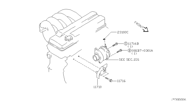 2005 Nissan Altima Alternator Fitting Diagram 2