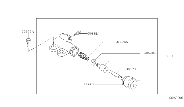 2006 Nissan Altima Clutch Operating Cylinder Diagram