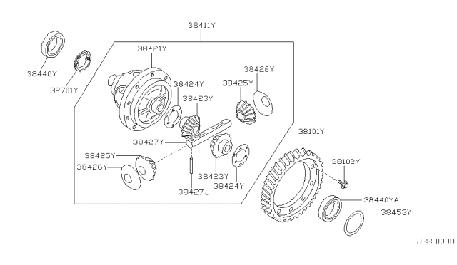 2006 Nissan Altima Front Final Drive Diagram 2