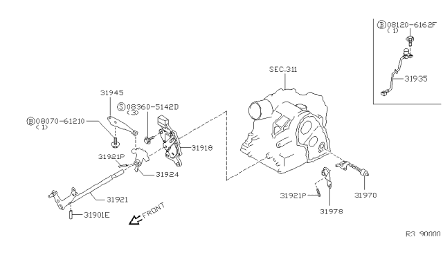 2004 Nissan Altima Control Switch & System Diagram 1