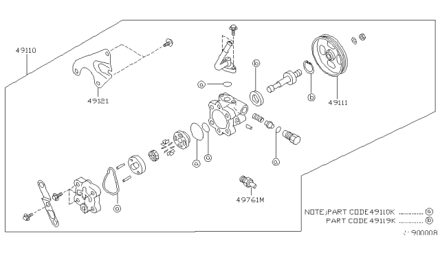 2003 Nissan Altima Power Steering Pump Diagram 1