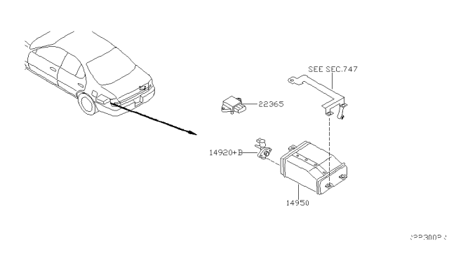 2006 Nissan Altima Engine Control Vacuum Piping Diagram 3