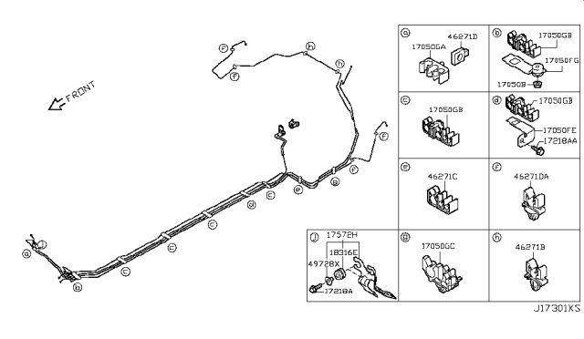 2009 Nissan Murano Fuel Piping Diagram 2