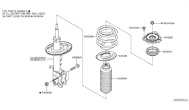 2009 Nissan Murano Front Suspension Diagram 7