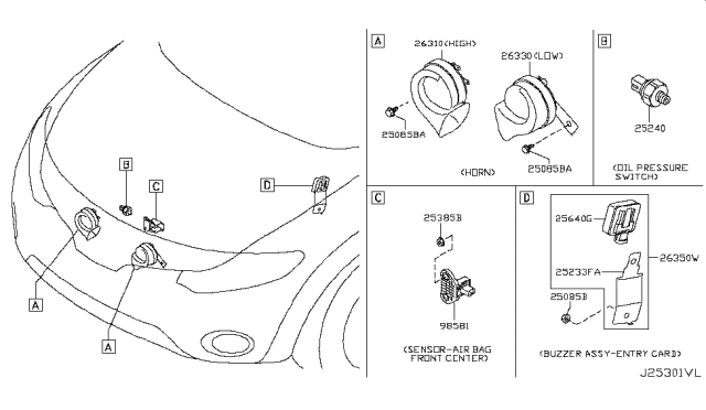 2014 Nissan Murano Electrical Unit Diagram 1