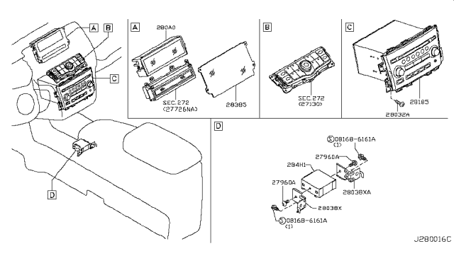 2008 Nissan Murano Audio & Visual Diagram 3