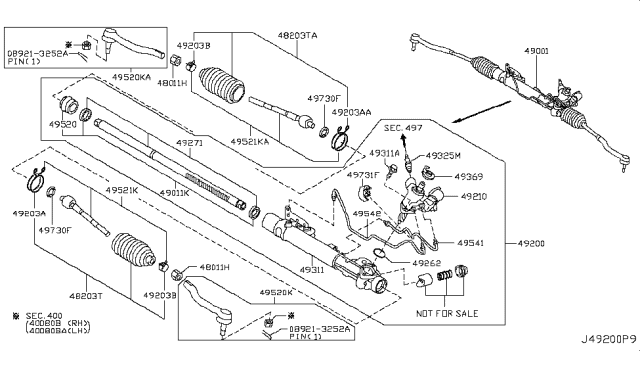 2014 Nissan Murano Power Steering Gear Diagram 2