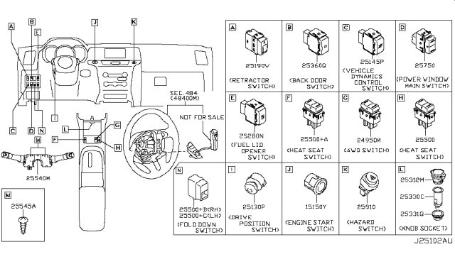 2011 Nissan Murano Switch Diagram 3