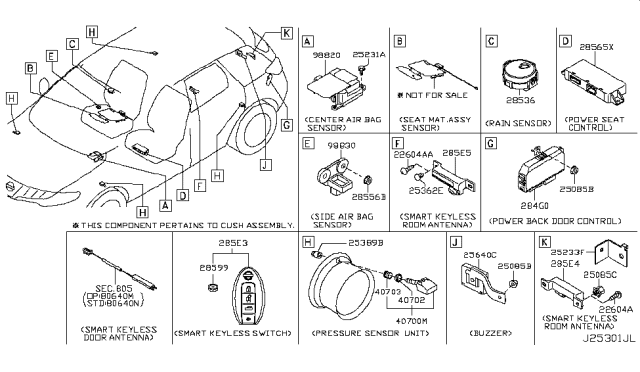 2008 Nissan Murano Electrical Unit Diagram 3