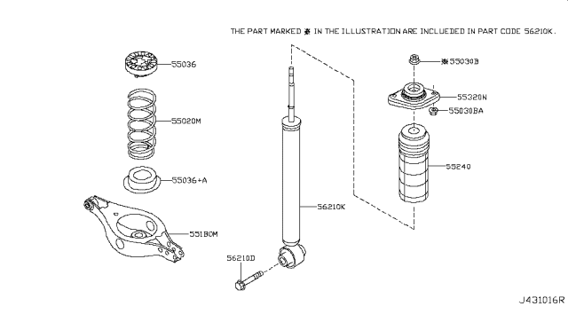 2012 Nissan Murano Rear Suspension Diagram 2