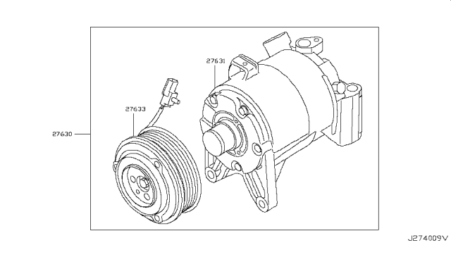 2008 Nissan Murano Compressor Diagram