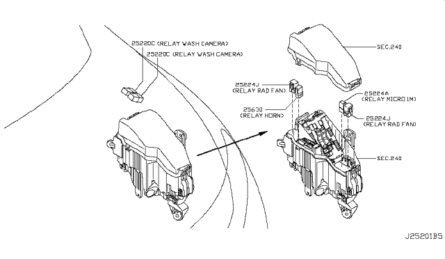 2014 Nissan Murano Relay Diagram 1