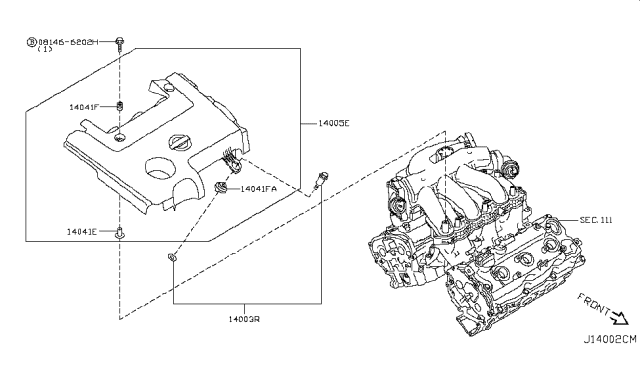 2011 Nissan Murano Manifold Diagram 1