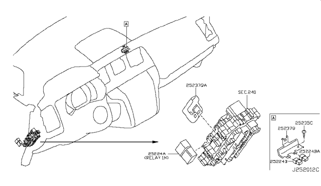 2009 Nissan Murano Relay Diagram 2