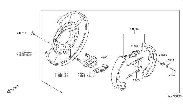 2013 Nissan Murano Rear Brake Diagram 2