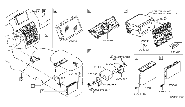 2009 Nissan Murano Audio & Visual Diagram 8