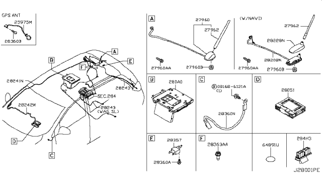 2012 Nissan Murano Audio & Visual Diagram 3