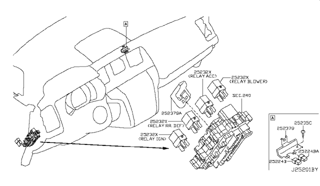 2012 Nissan Murano Relay Diagram 3