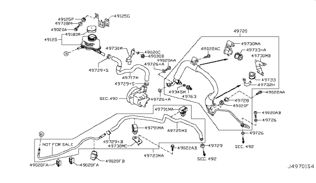 2011 Nissan Murano Power Steering Piping Diagram 2