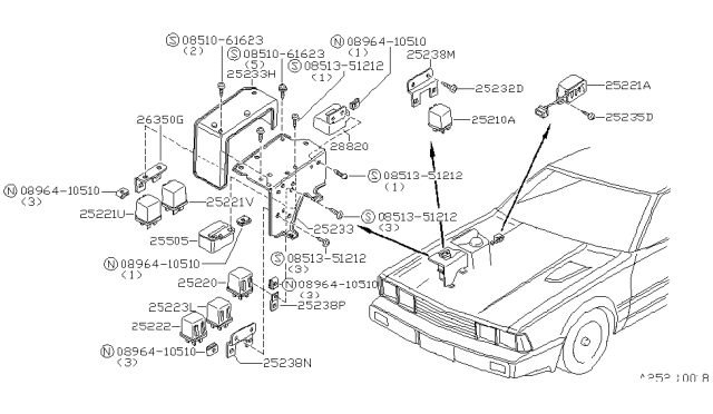 1982 Nissan 200SX Relay Diagram 2