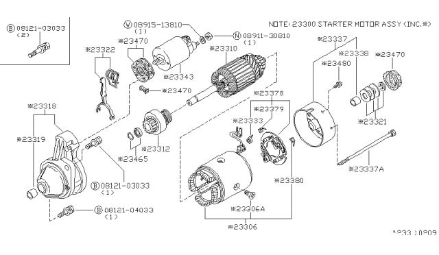 1979 Nissan 200SX Starter Motor Diagram 4