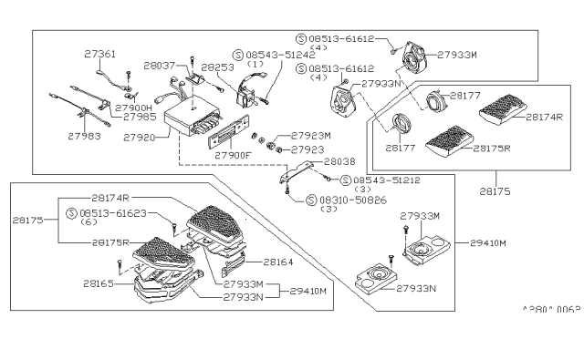 1981 Nissan 200SX CONDENSERVO/REG Diagram for 27996-01L19