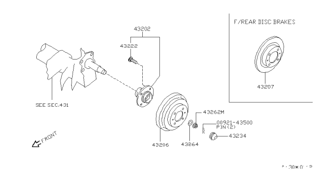 1996 Nissan 200SX Rear Axle Diagram