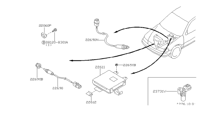 1995 Nissan Sentra Engine Control Module Diagram 2