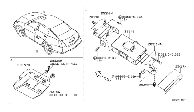 2008 Nissan Maxima Telephone Diagram