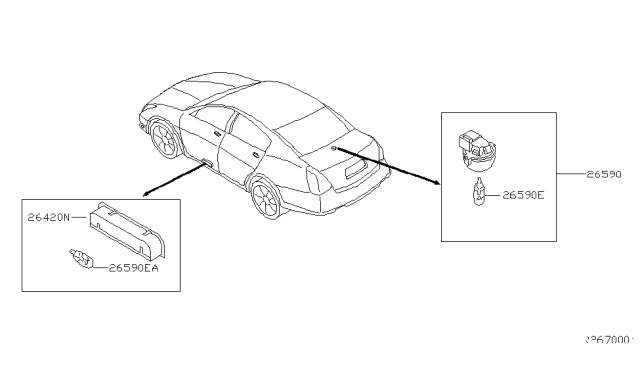 2004 Nissan Maxima Lamps (Others) Diagram