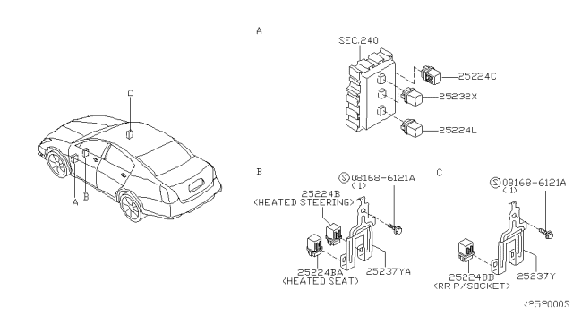 2005 Nissan Maxima Relay Diagram 2