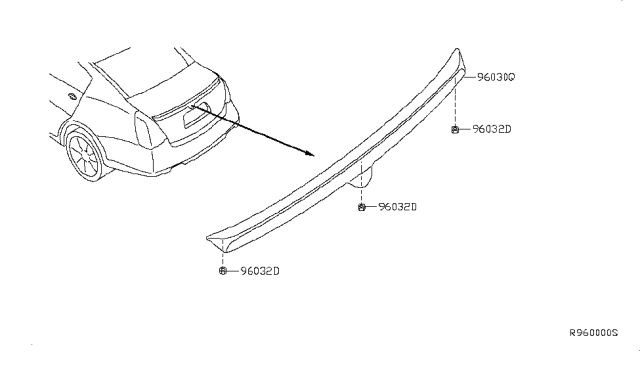 2006 Nissan Maxima Air Spoiler Diagram 3